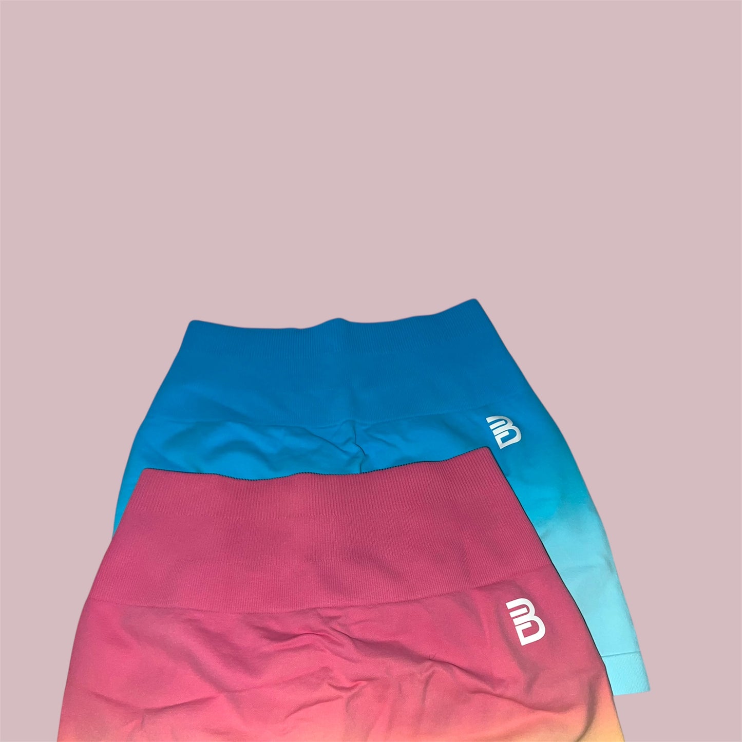 Snatched Duo-Tone Scrunch Shorts