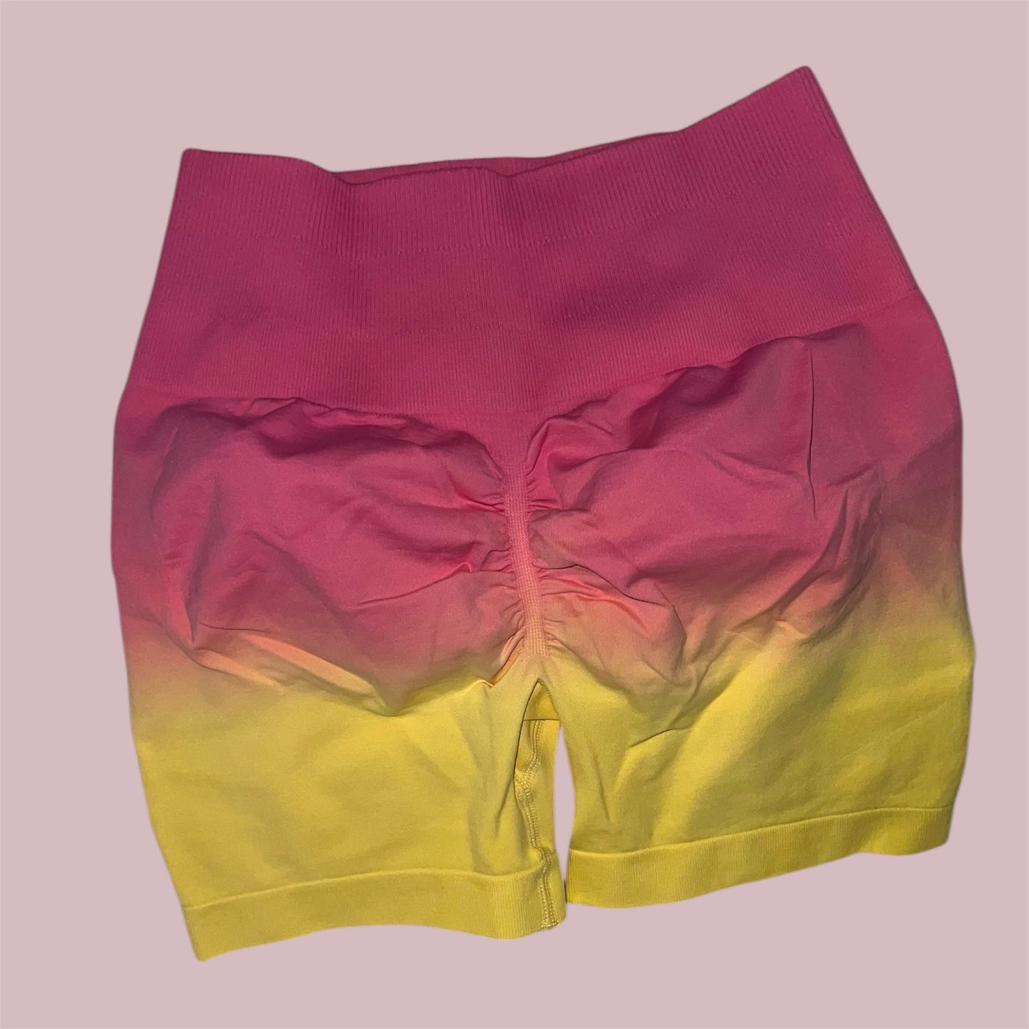 Snatched Duo-Tone Scrunch Shorts