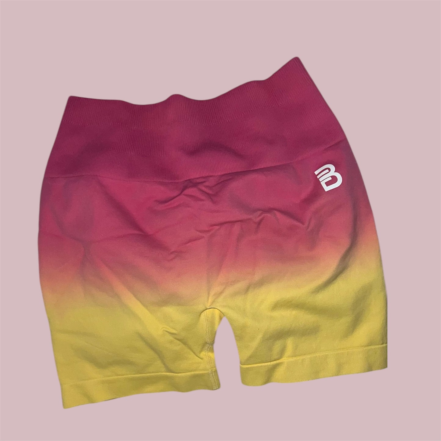 Snatched Duo-Tone Scrunch Shorts