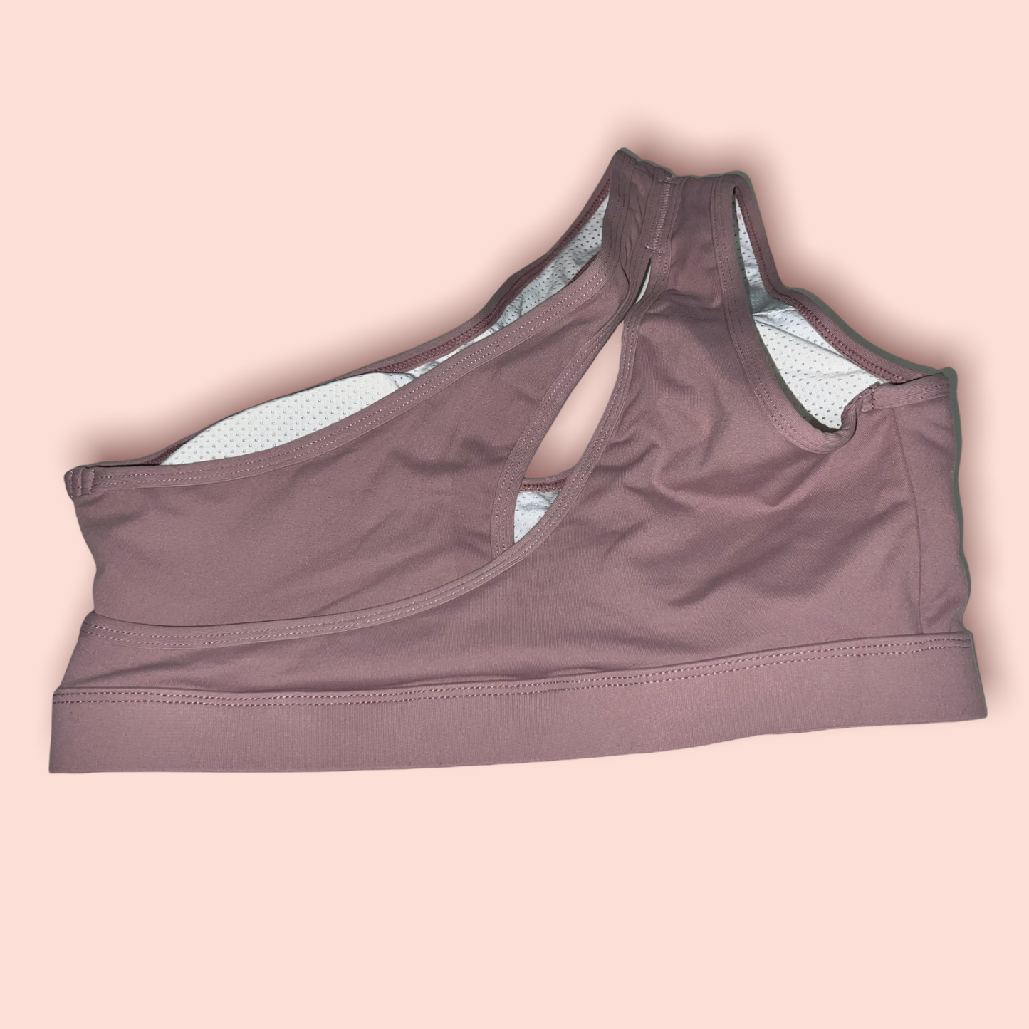 One Shoulder Sports Bra