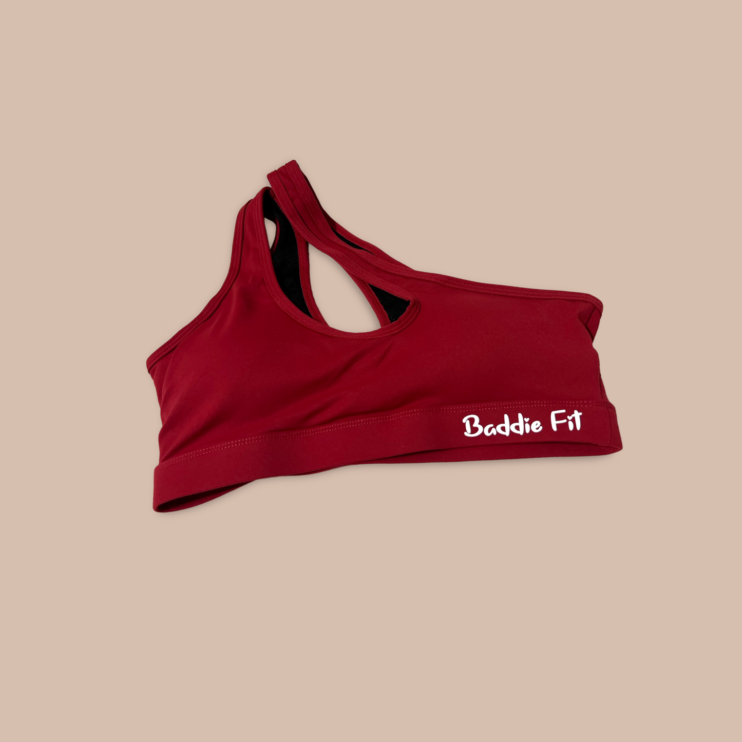 One Shoulder Sports Bra