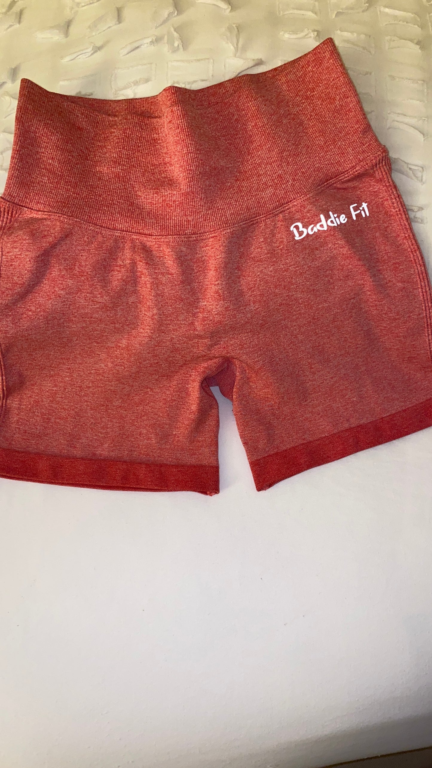 High Waist Scrunched Booty Shorts