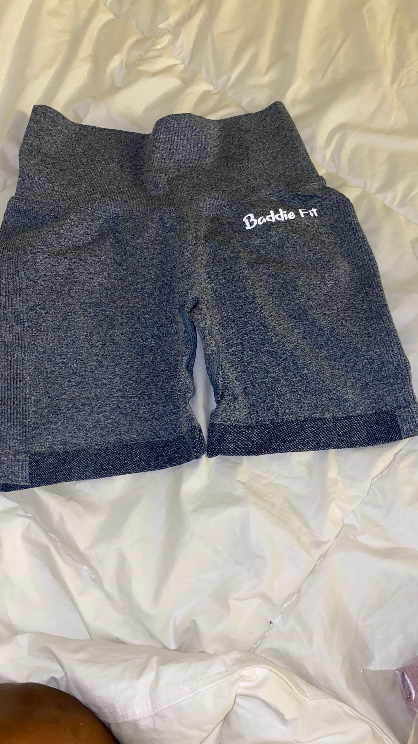 High Waist Scrunched Booty Shorts
