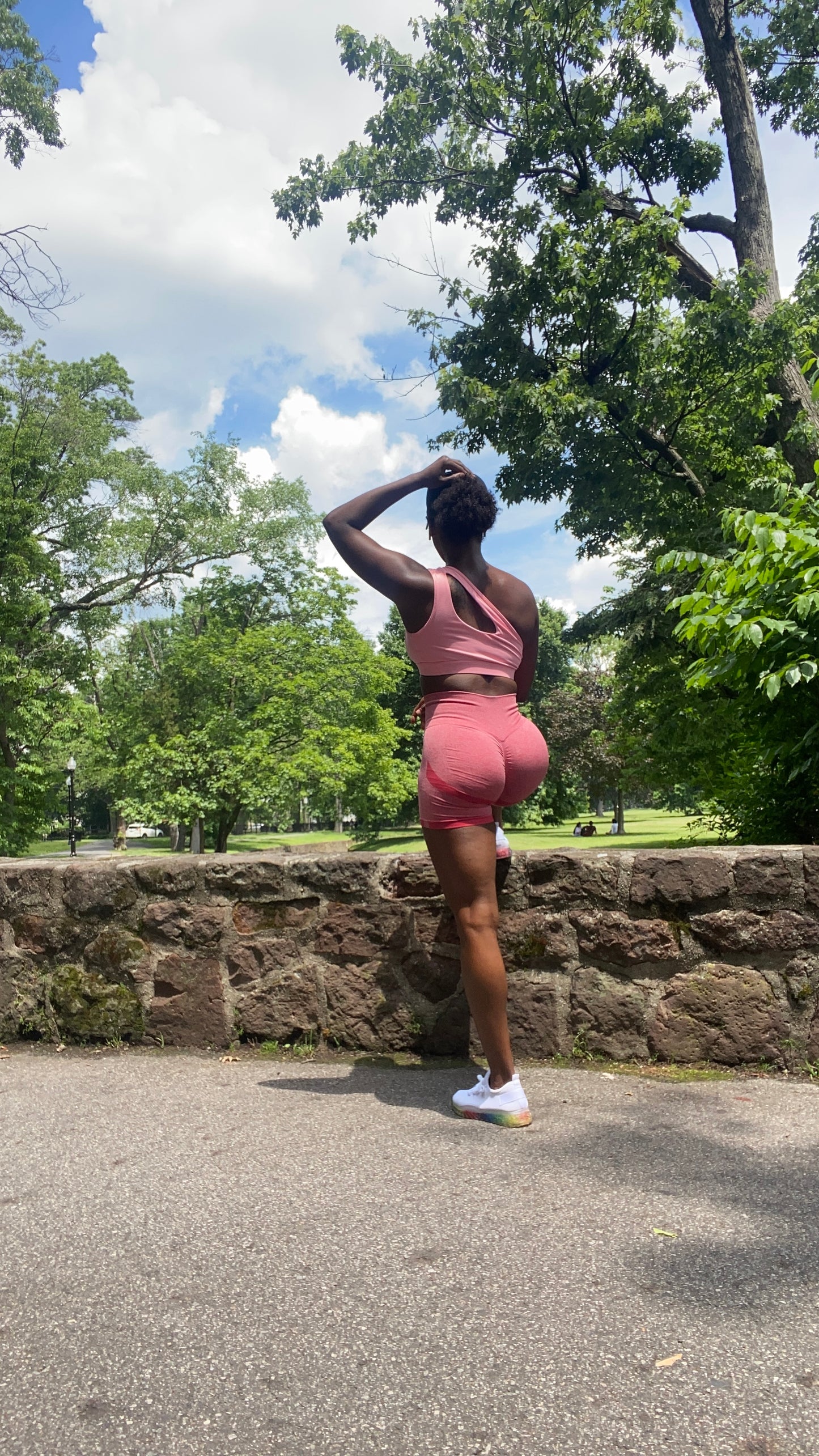High Waist Scrunched Booty Shorts