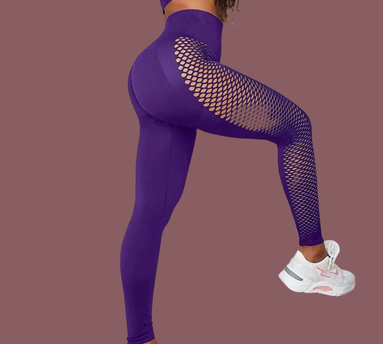 Baddiefit Scrunched Booty Mesh Leggings