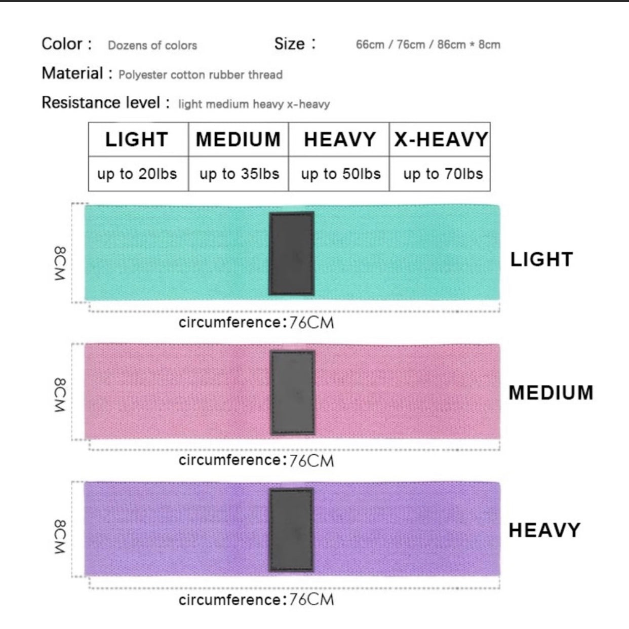 BADDIEFIT RESISTANCE BANDS